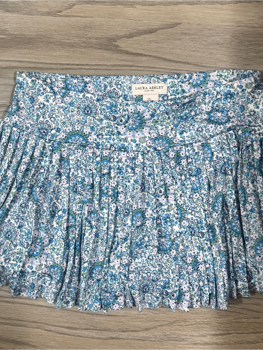 Laura Ashley Grandma Core UPF50 Skort Pleated Floral Golf/Tennis Skirt Large